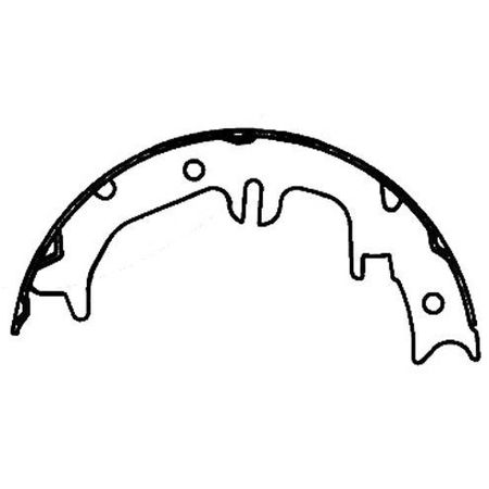 CENTRIC PARTS Centric Brake Shoes, 111.08510 111.08510